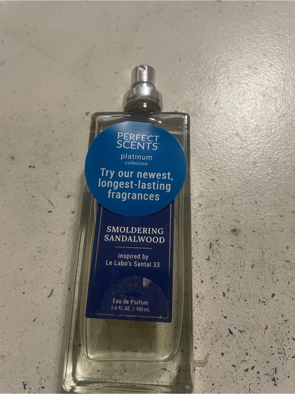 Platinum Smoldering Sandalwood Eau de Parfum - Blue